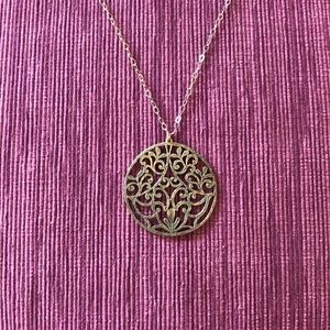 Athena Designs Pewter Necklace NWOT